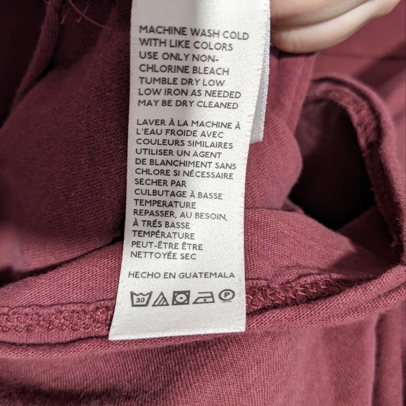 Free People (We The Free) | Don't You Want Me Tee in Wine - Picture 11 of 13